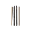Muubs - Stearinlys Yoro - Nordic glow S - 4 styk