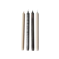 Muubs - Stearinlys Yoro - Nordic glow S - 4 styk