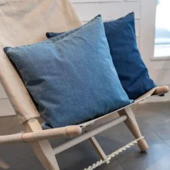Never - Pudebetræk - Denim - Denim Blue - 50x50 cm