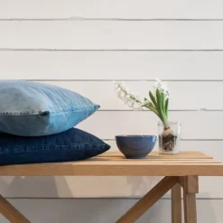 Never - Pudebetræk - Denim - Denim Midnight Blue - 50x50 cm