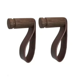 Nordic Function - More Hook (2 stk.) - Smoked Oak/Naturel Leather