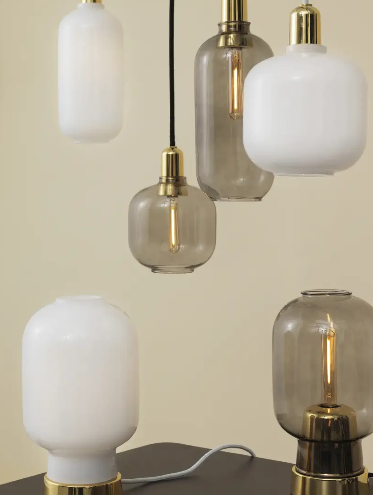 Normann Copenhagen - Amp Lamp Small Brass EU