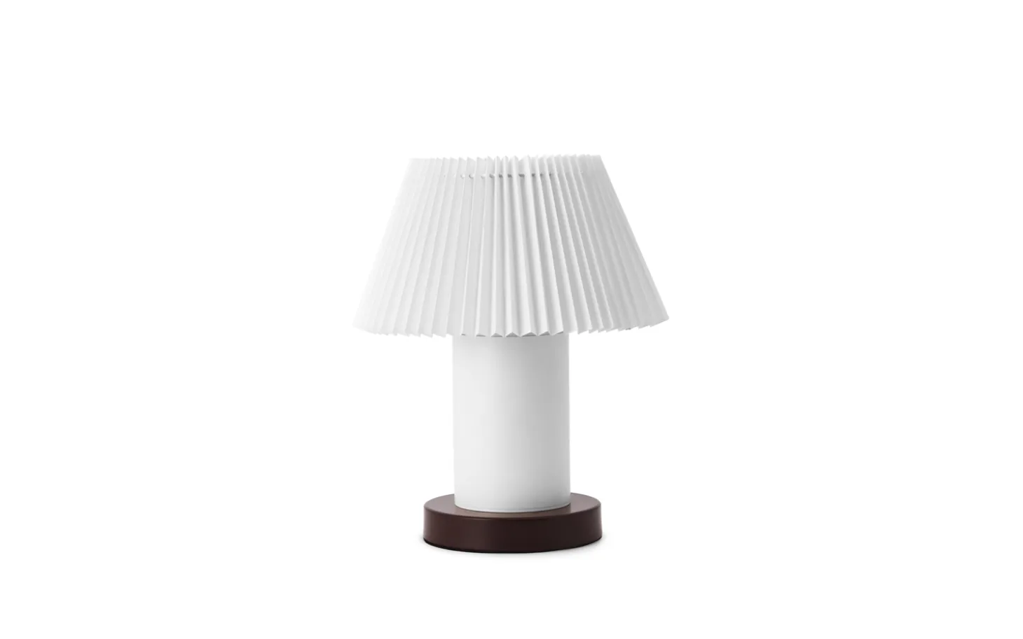 Normann Copenhagen - Cellu - Bordlampe - Hvid med brun bund