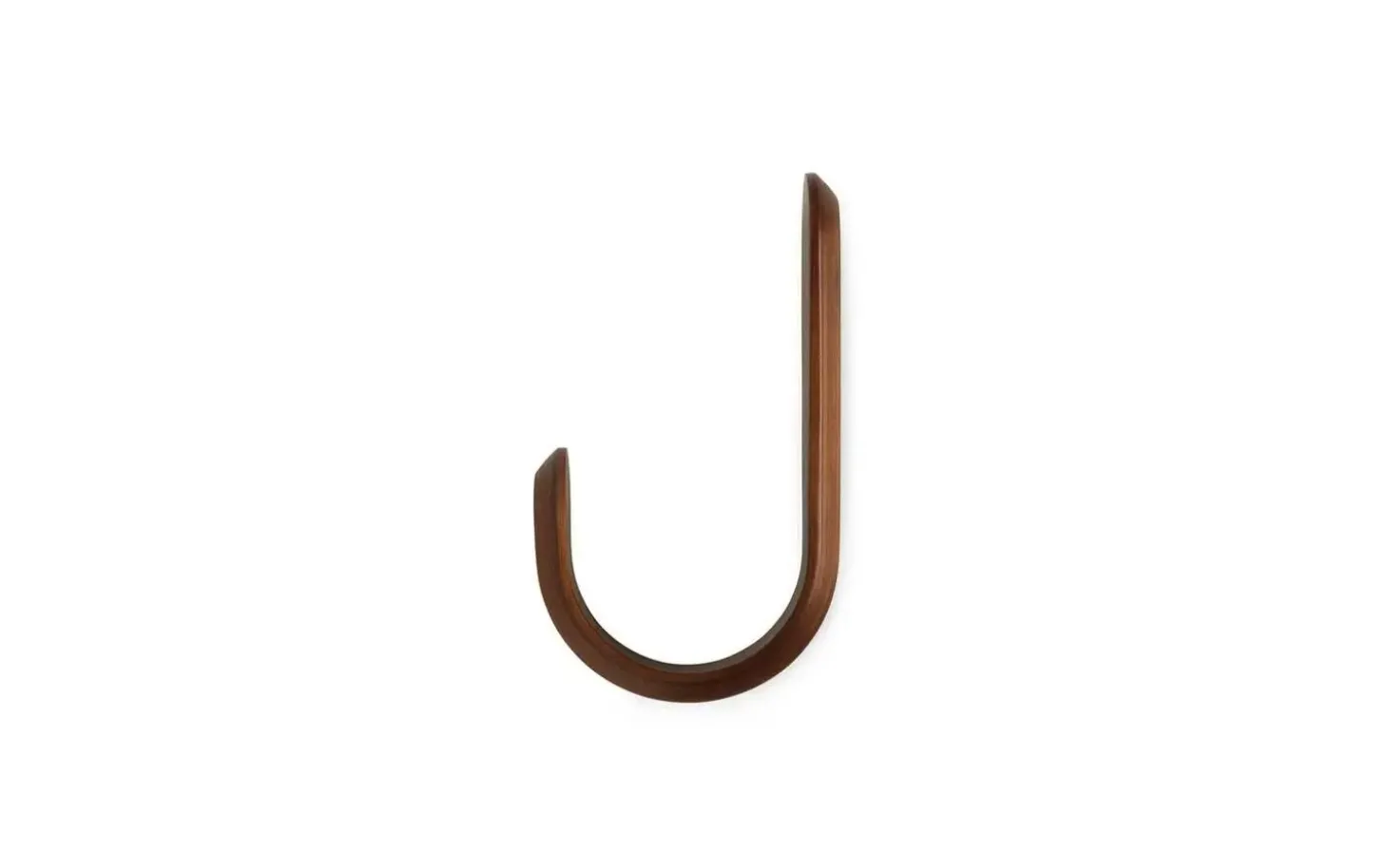 Normann Copenhagen - Curve Hook - Valnød træ