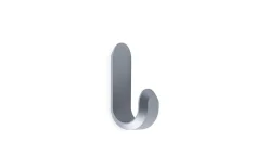 Normann Copenhagen - Curve Mini Knage - sæt med 2 styk - Mat sølvfarvet