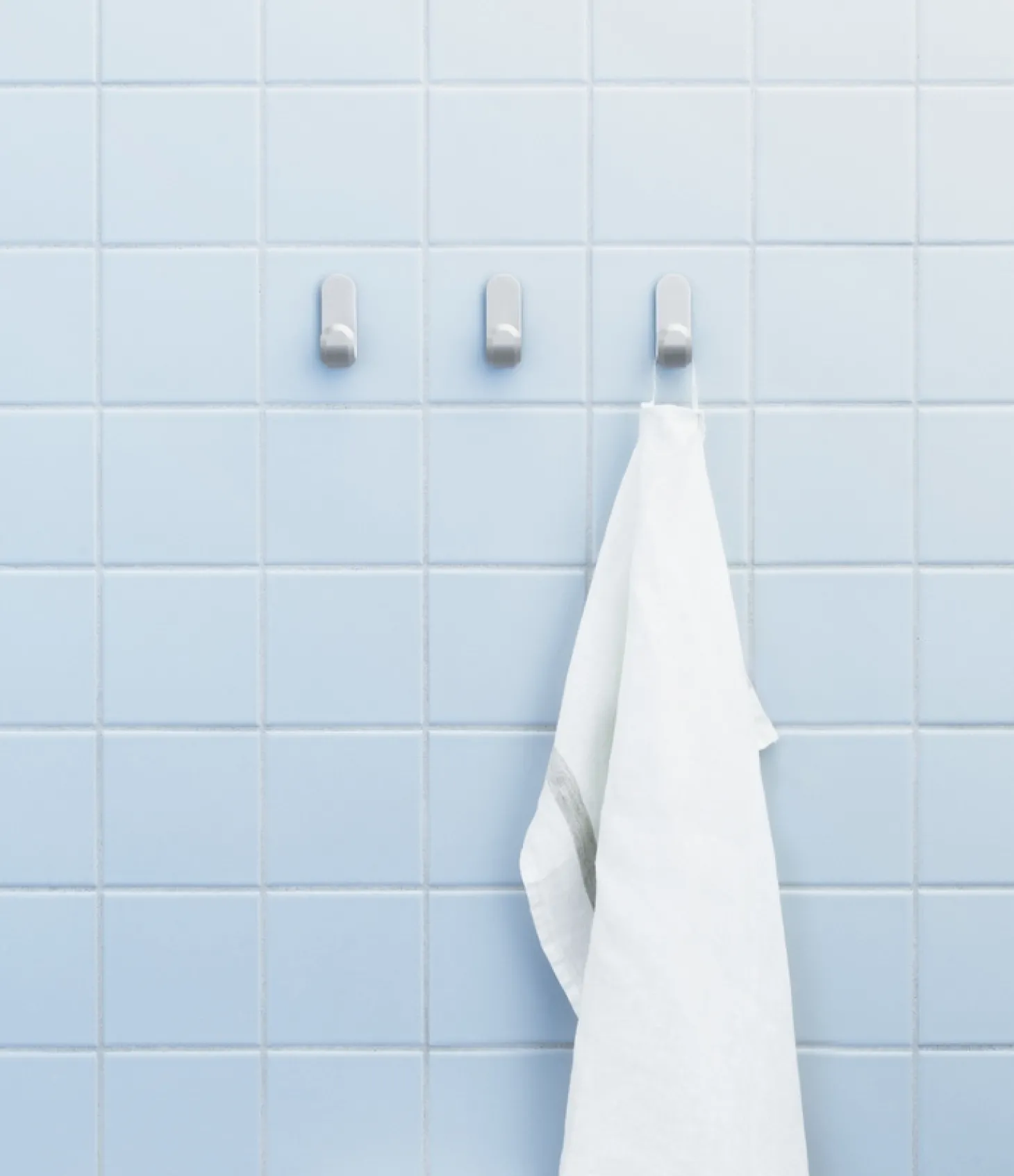Normann Copenhagen - Curve Mini Knage - sæt med 2 styk - Mat sølvfarvet