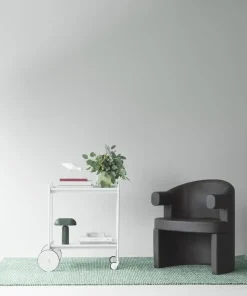 Normann Copenhagen - Flick Rug Tæppe 200x300 cm - Off White/Dark Green