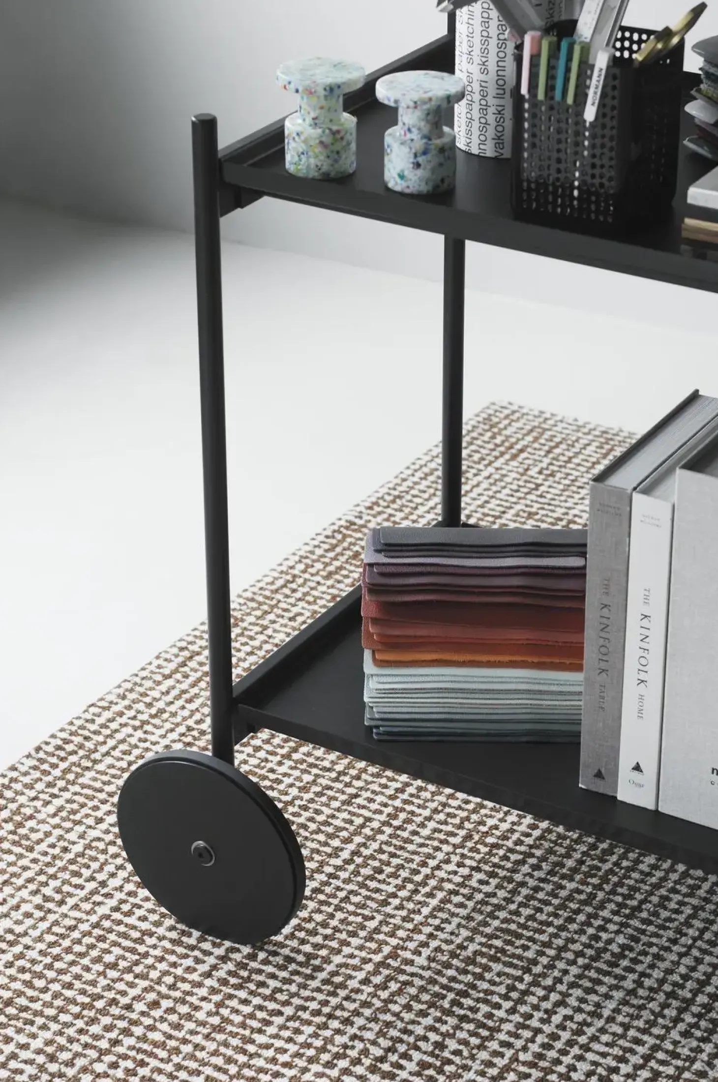 Normann Copenhagen - Flick Rug tæppe 200x300 cm - Off White/Brown