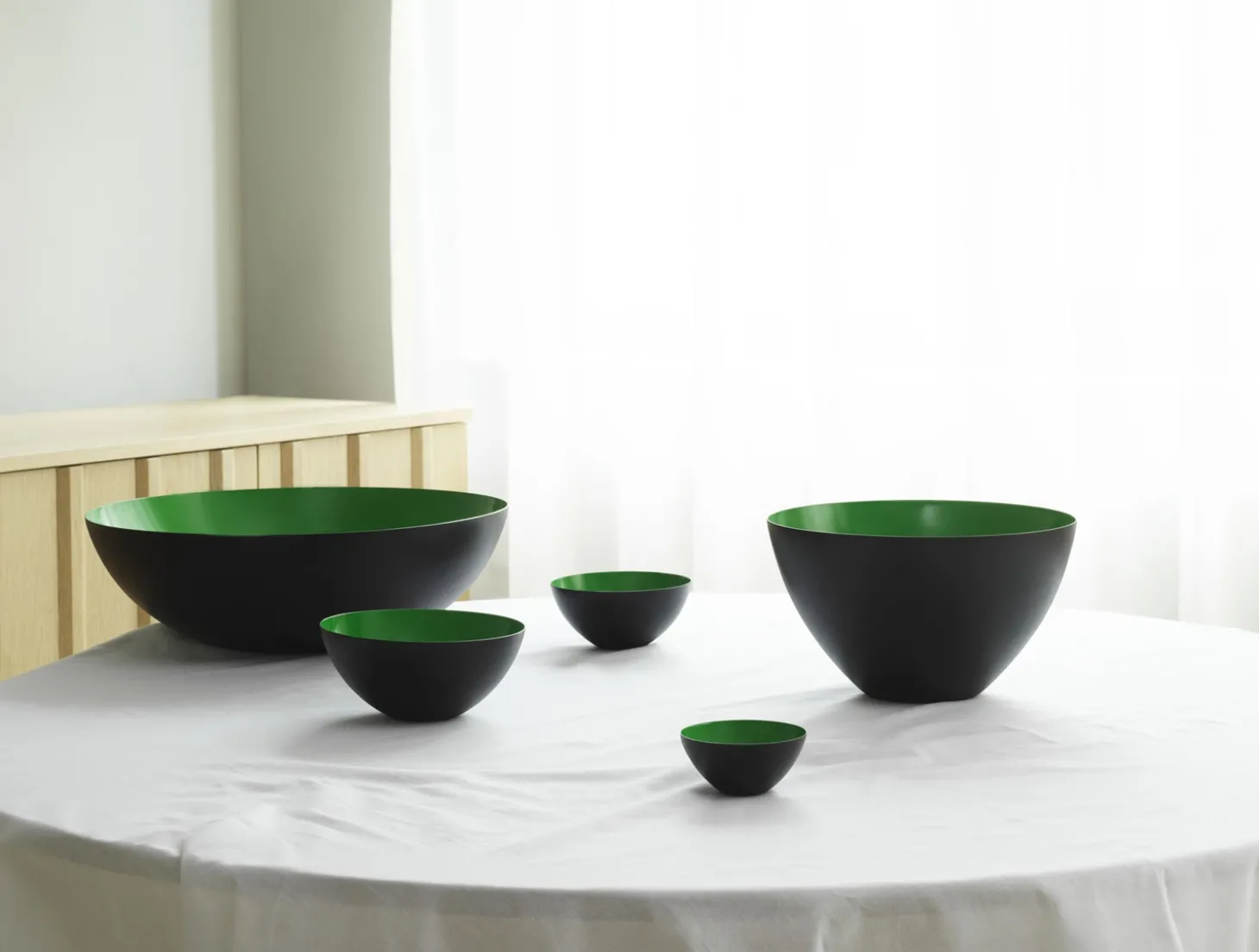 Normann Copenhagen Krenit Skål - Ø 16 cm - Grøn