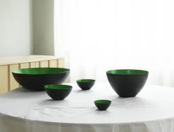 Normann Copenhagen Krenit Skål - Ø 25 cm - Grøn