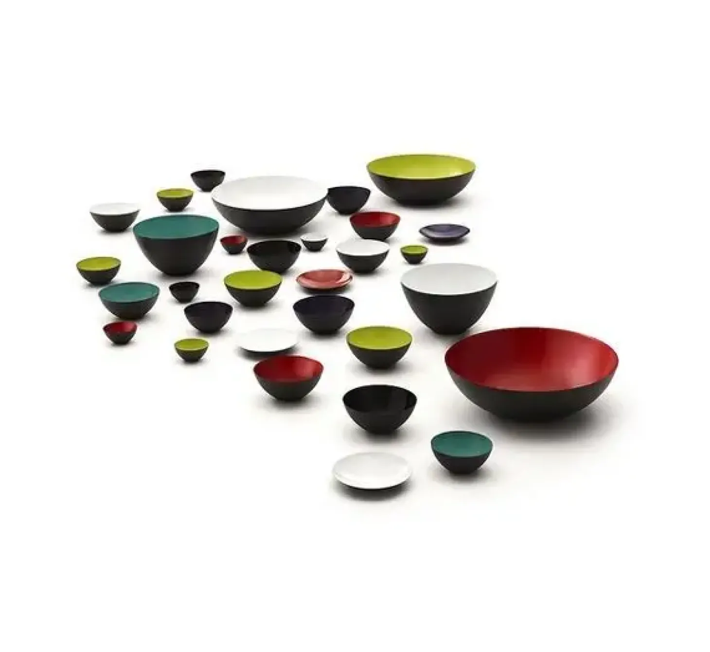Normann Copenhagen Krenit Skål - Ø 12,5 cm - rød