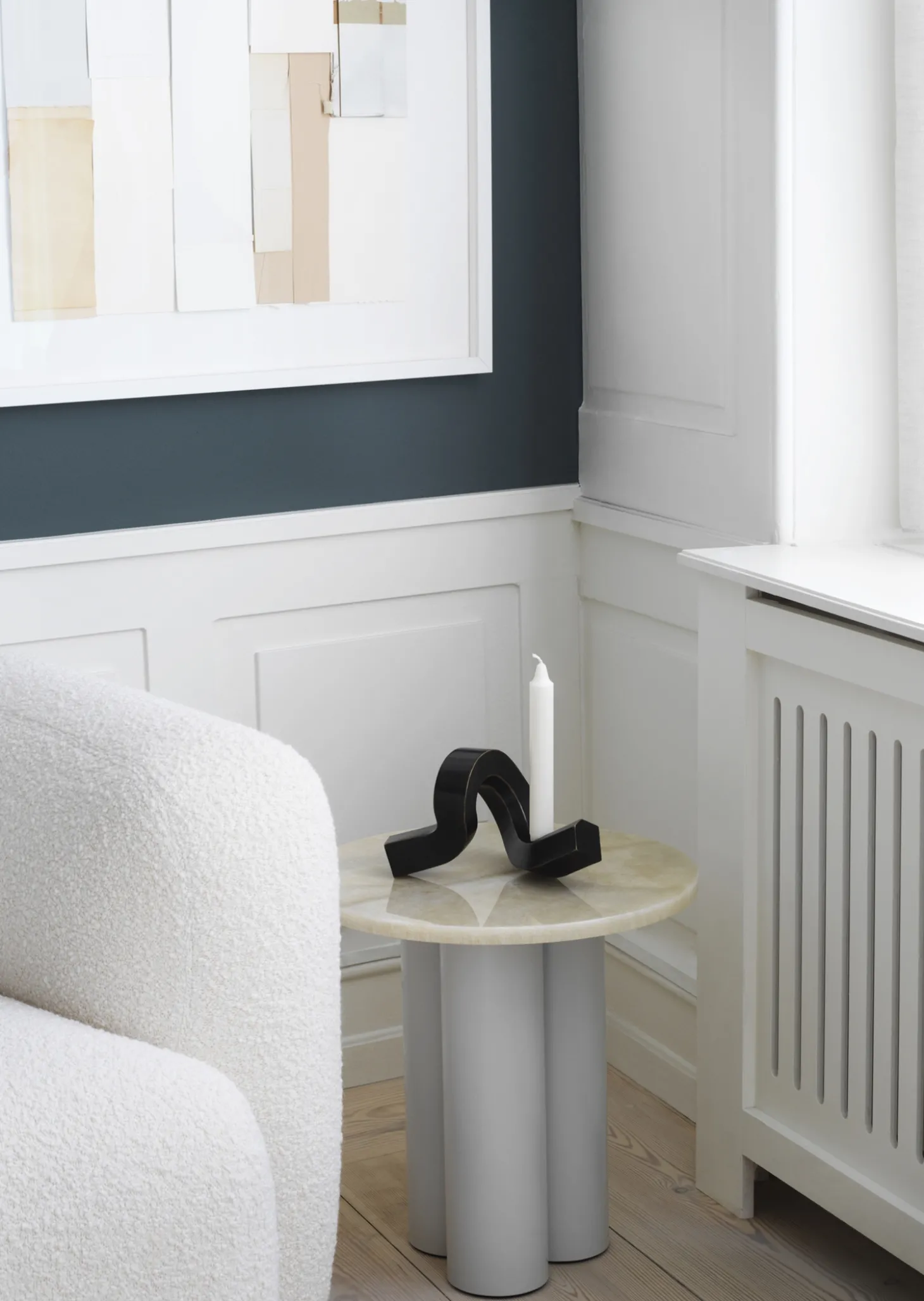 Normann Copenhagen - Lysestage - Crooked Candlestick One - Bronze