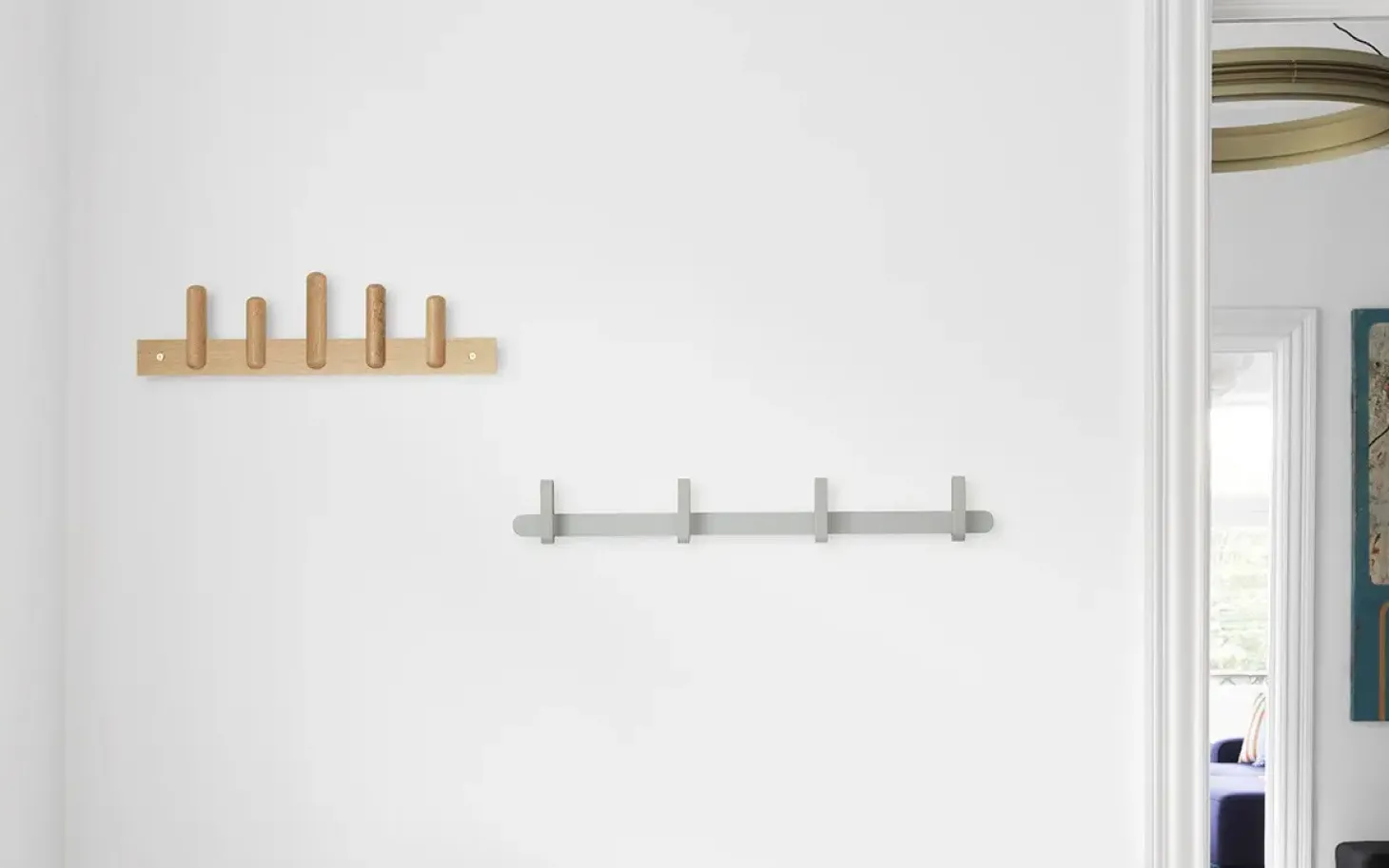 Normann Copenhagen - Play Knagerække - Eg - H: 17,2 x L: 60 x D: 6,3 cm