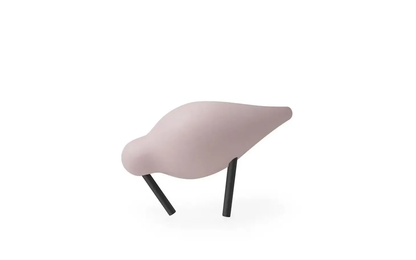 Normann Copenhagen - Shorebird Small - pink med sorte ben