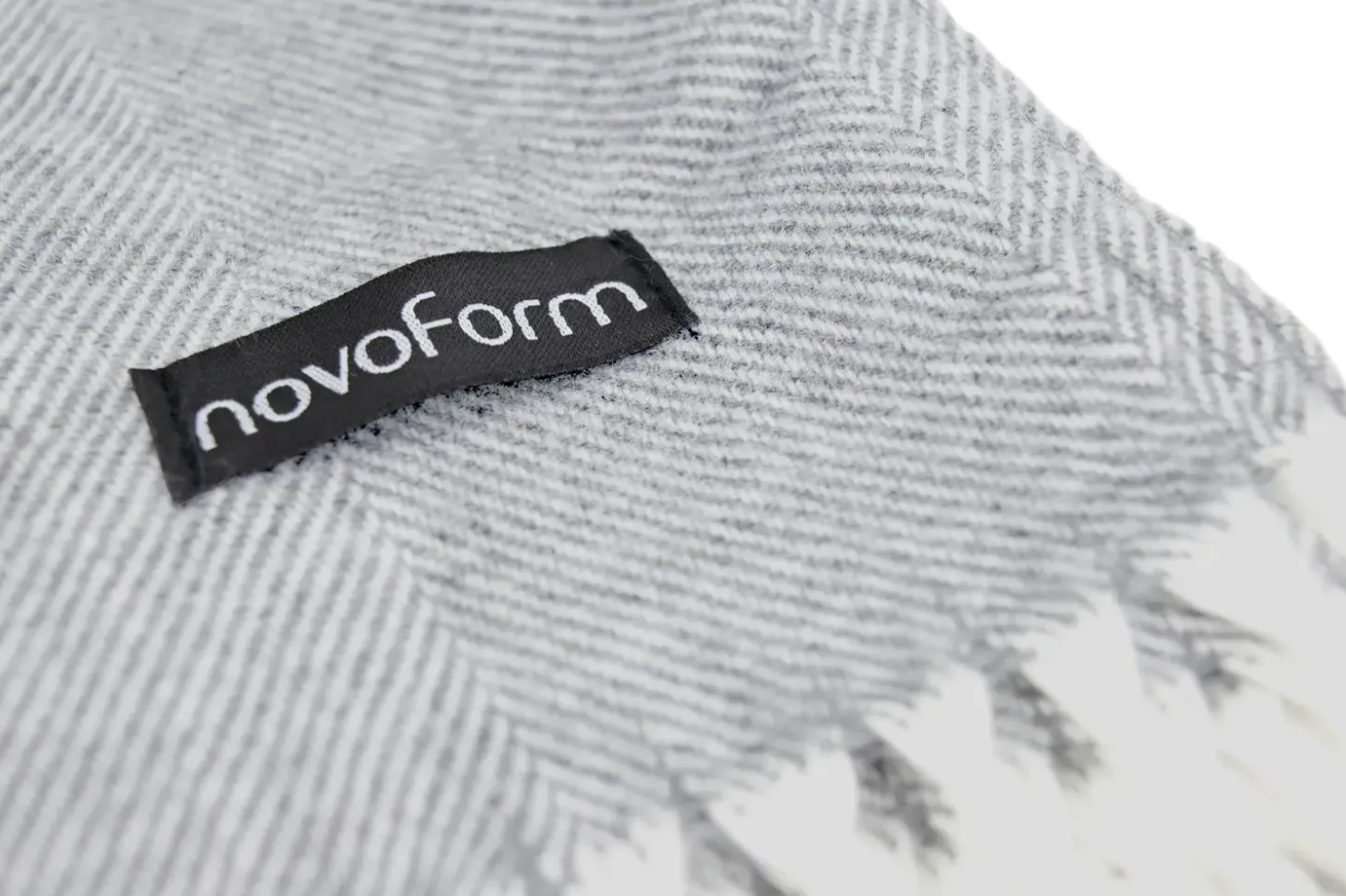 NovoForm - Skagen, plaid - Lysegrå