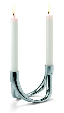 Philippi - Bow candle holder, 2 pcs set