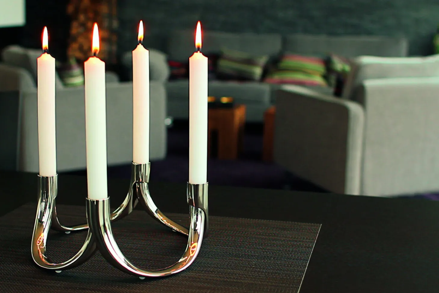 Philippi - Bow candle holder, 2 pcs set