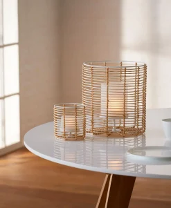 Philippi - Cane tealight holder L