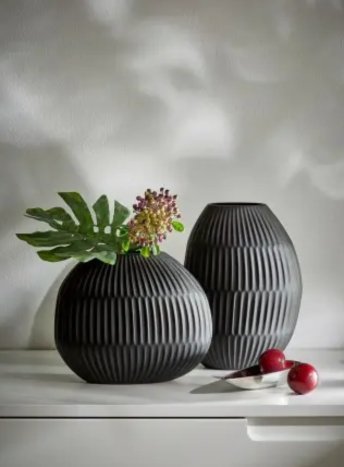 Philippi - Noir vase tall