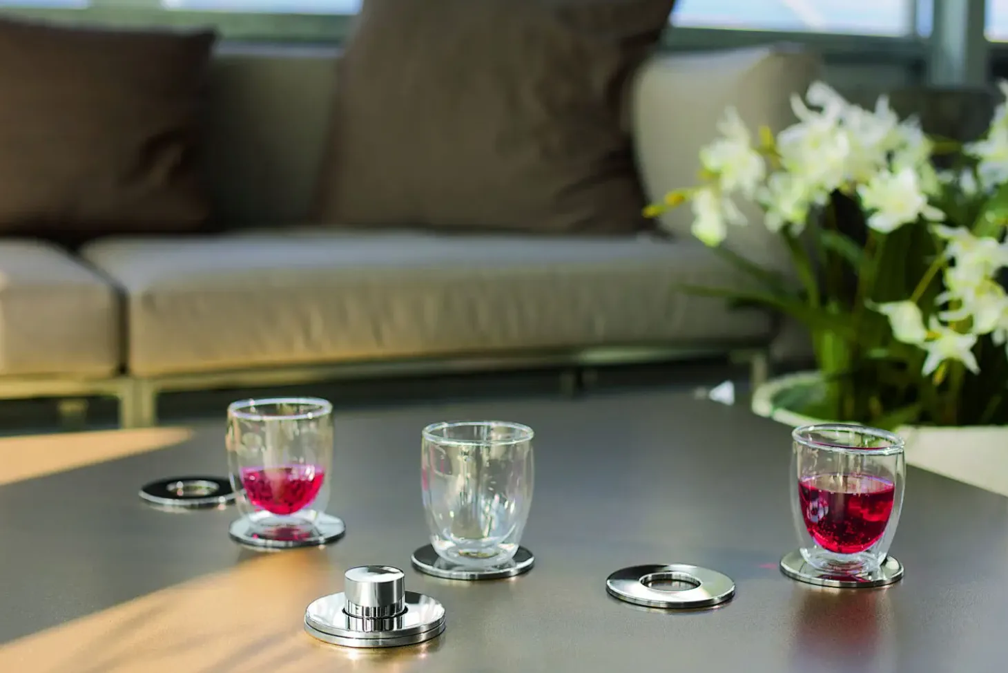 Philippi - Rings coaster, 7 pcs set