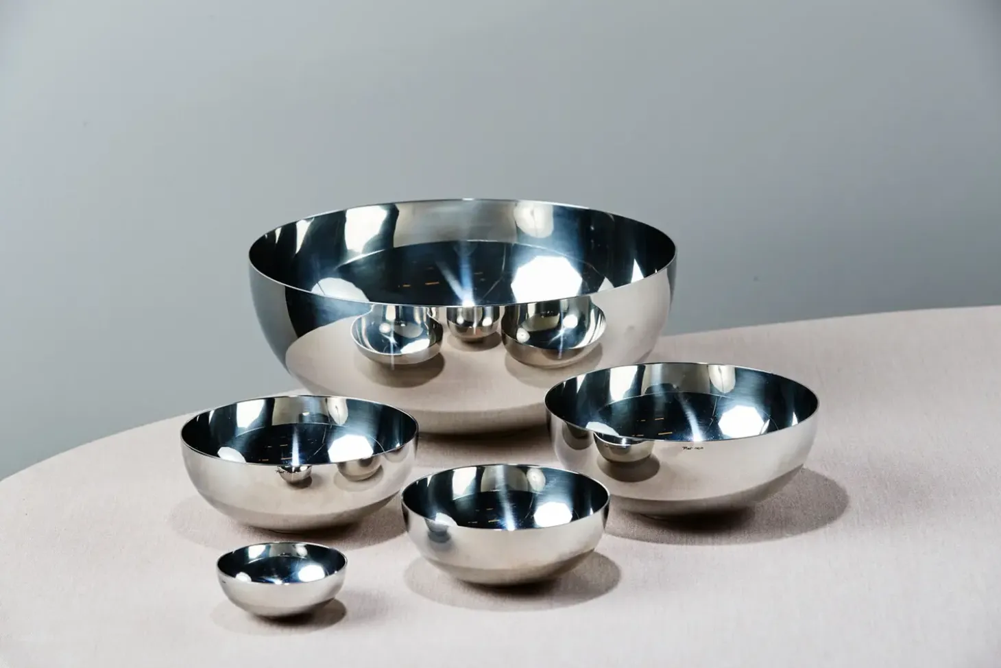 Piet Hein - Frugtskål dia. 30 cm. Rustfrit stål - blank