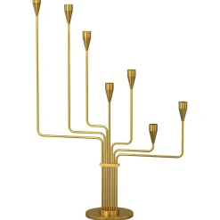 Piet Hein - Karlsvognen lysestage, H. 63 cm. Messing