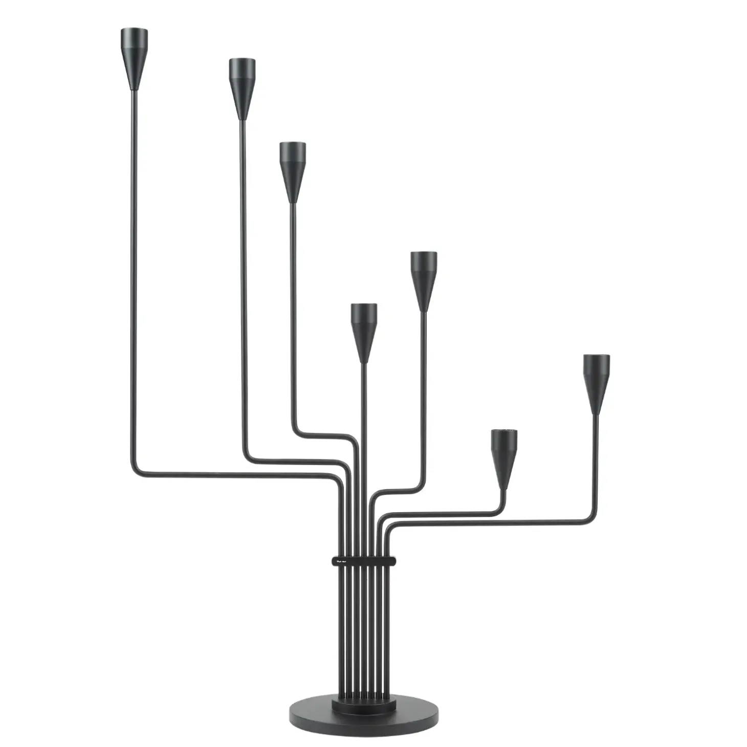 Piet Hein - Karlsvognen lysestage, H. 63 cm. - SORT