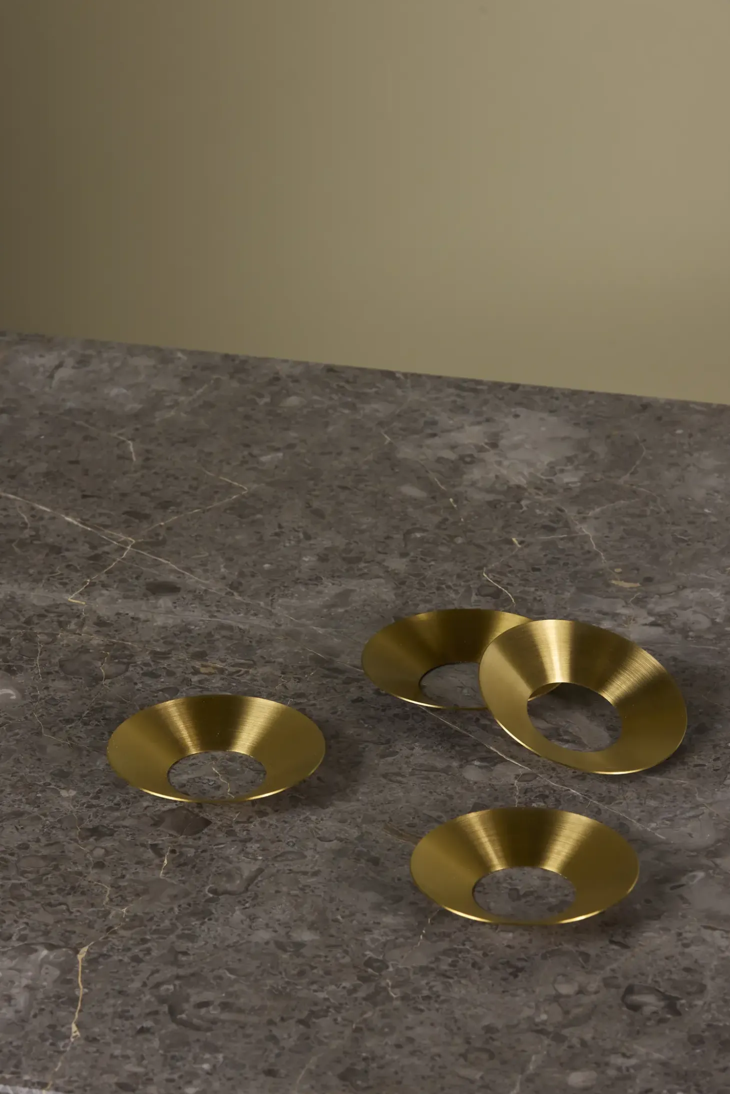 Piet Hein - Lysmanchet MAXI (til dia. 50 mm lys) - Messing