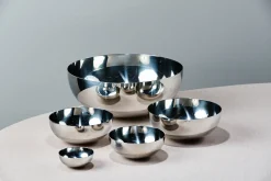 Piet Hein - Skål dia. 15,5 cm. Rustfrit stål - blank