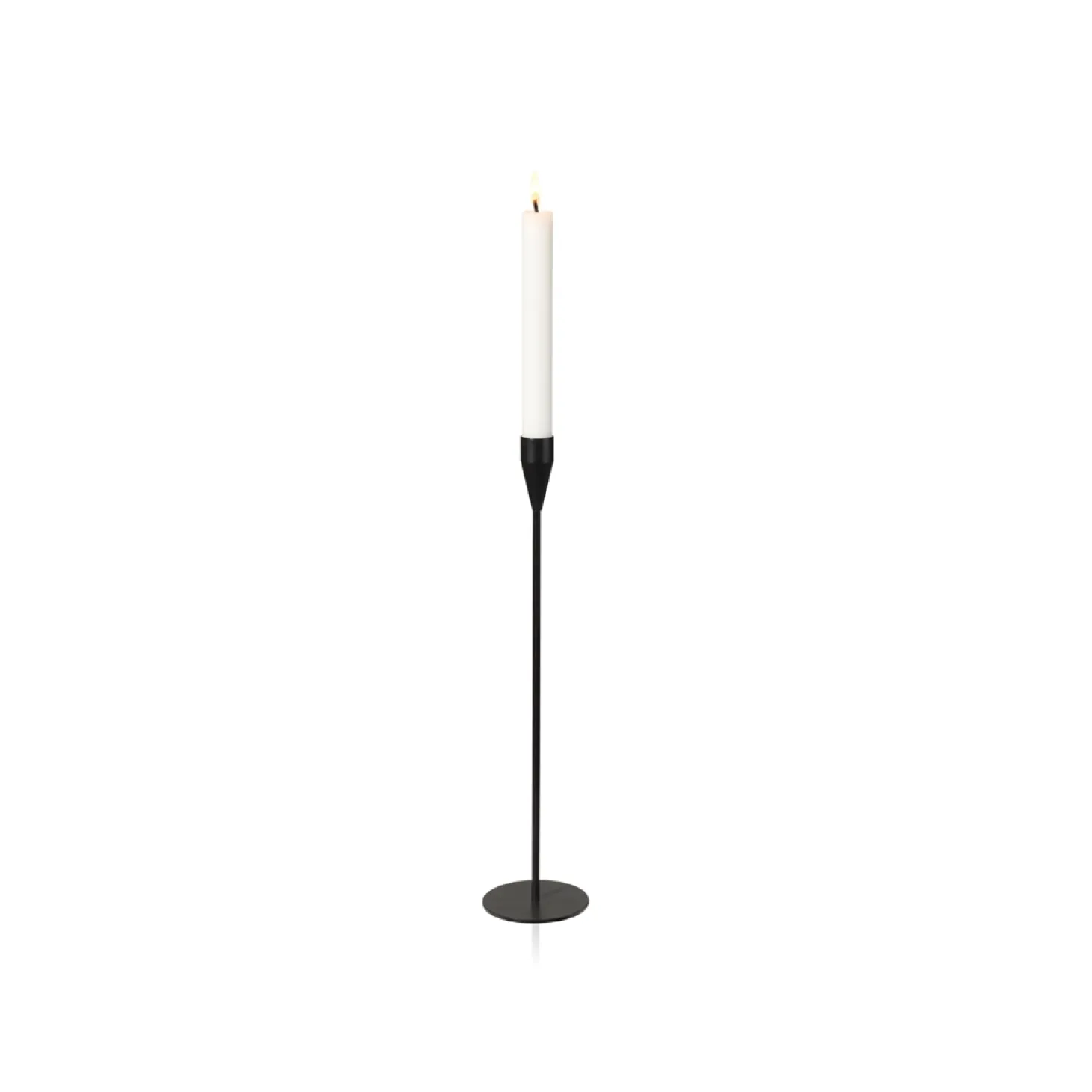 Piet Hein - SORT Lysestage Saturn 36 cm
