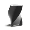 Piet Hein - TWISTER-vase 16 cm - SORT ( 3 lag glas )