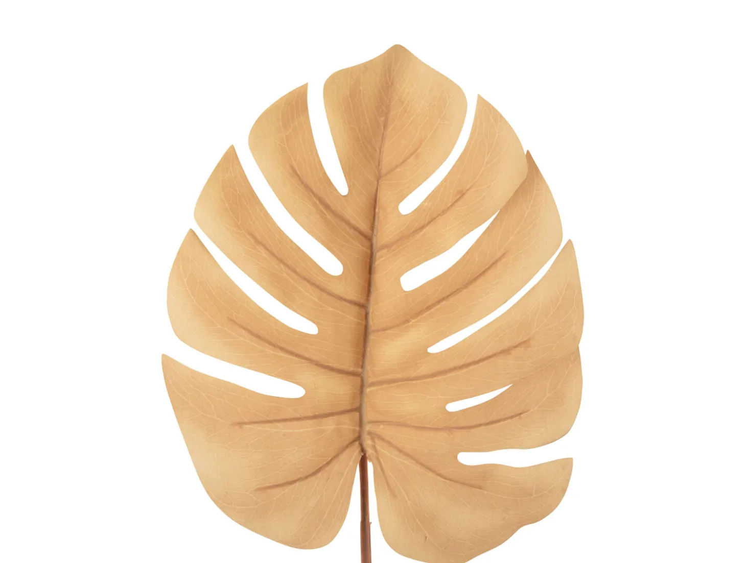 Present time - Artificial plant Monstera Stem sand brown