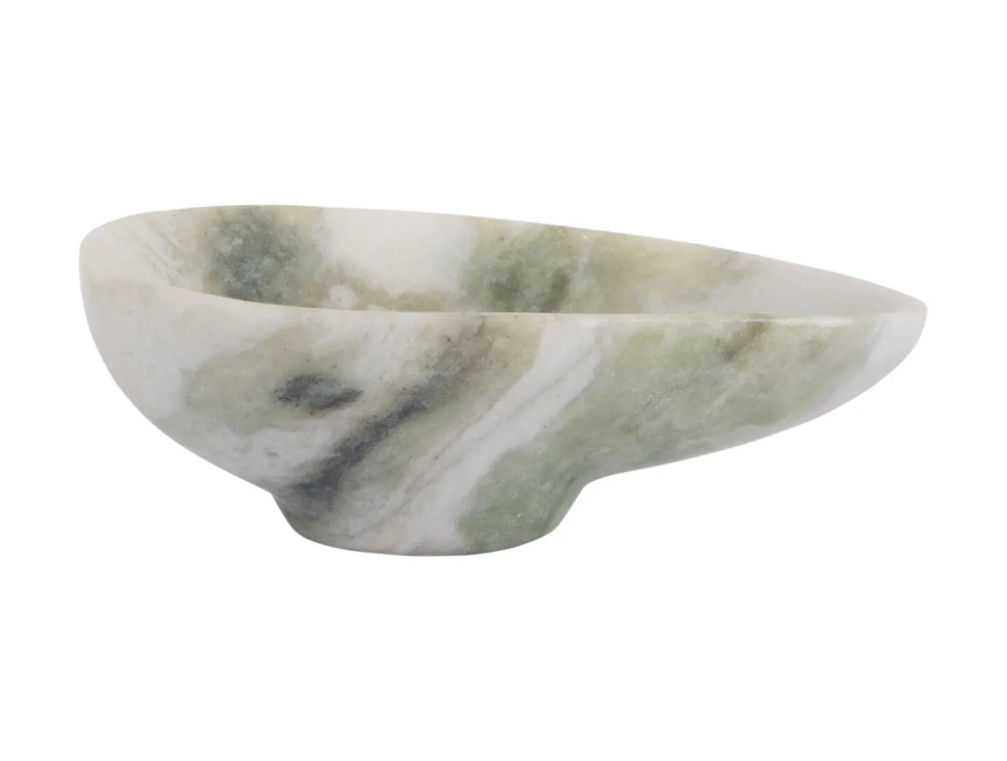 Present time - Bowl Organic marble himalayan green