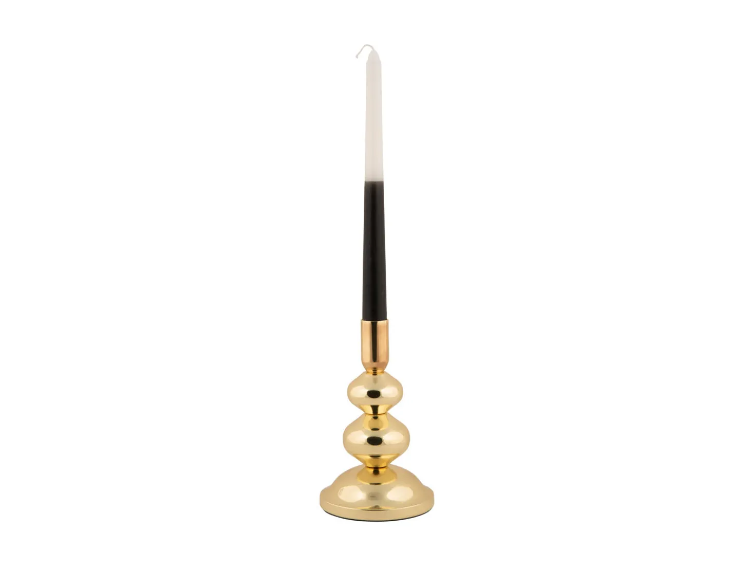 Present time - Candle holder Dazzle small gold plated