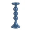 Present time - Candle holder Funky large classic blue
