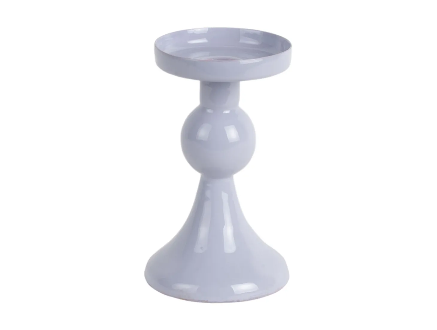 Present time - Candle holder Funky small soft purple