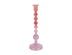 Present time - Candle holder Grato Mecer large warm purple to soft purple