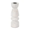 Present time - Candle holder Modelar Medium mango wood white wash