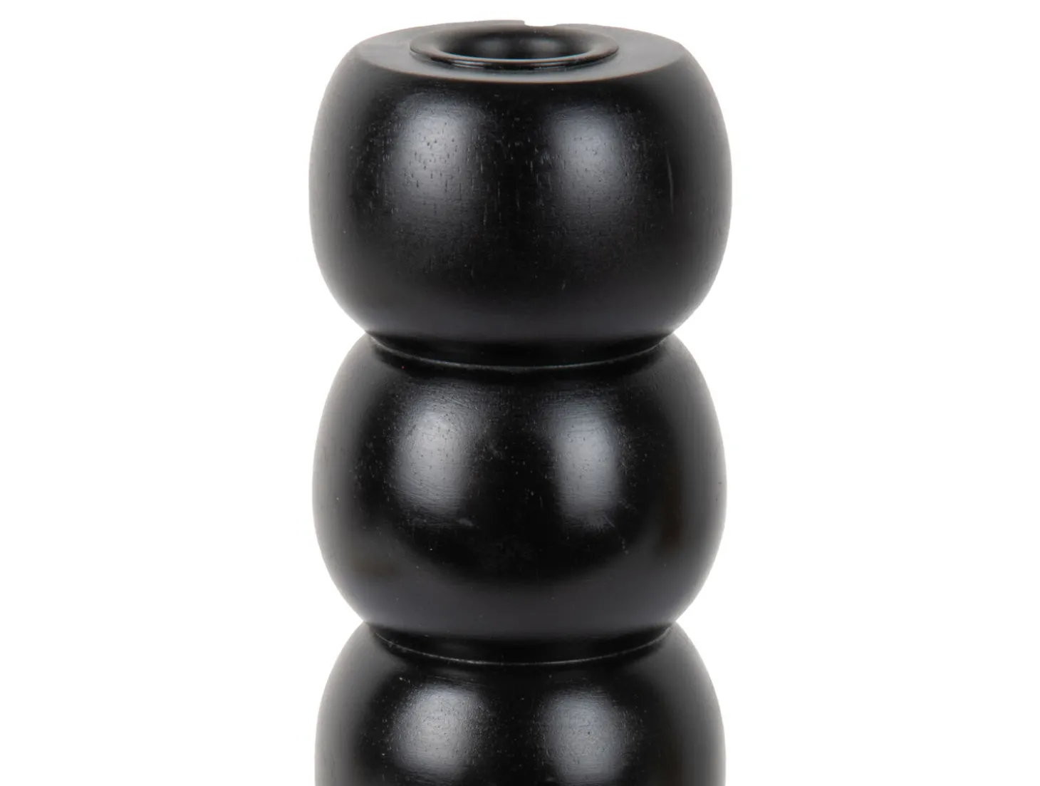 Present time - Candle holder Modelar Large mango wood black
