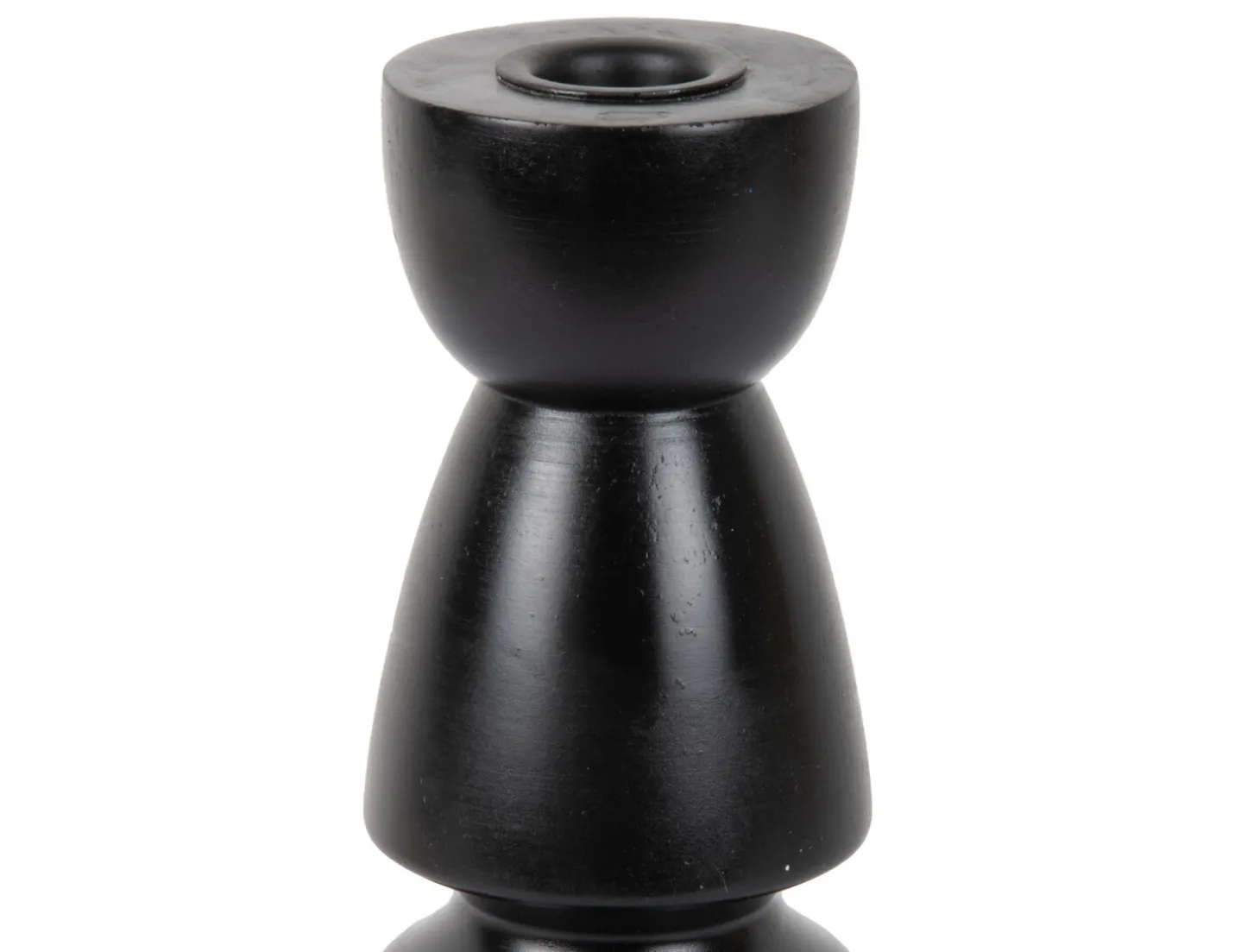 Present time - Candle holder Modelar Medium mango wood black