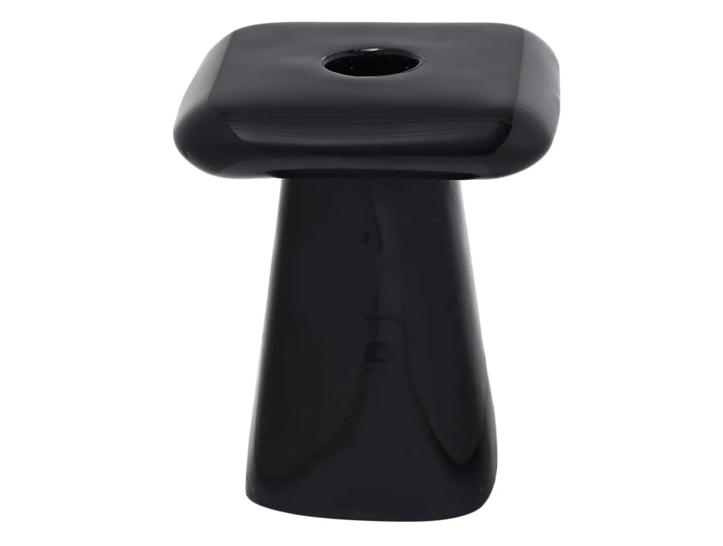 Present time - Candle holder Roca small black