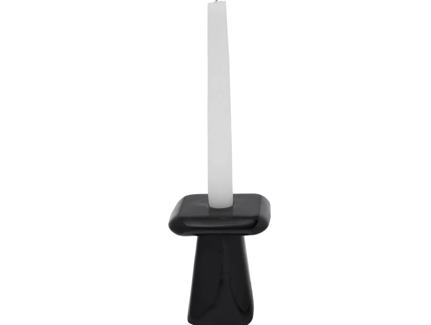 Present time - Candle holder Roca small black