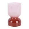 Present time - Candle holder Variado Colores soft pink w. red ochre