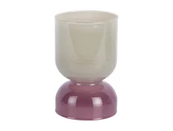 Present time - Candle holder Variado Colores grayed jade w. light mauve