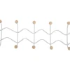 Present time - Coat rack Double Zig Zag white