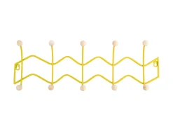 Present time - Coat rack Double Zig Zag bright yellow
