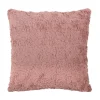 Present time - Cushion Tierno furry faded pink