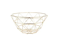 Present time - Fruit Basket Diamond Cut iron gold plated