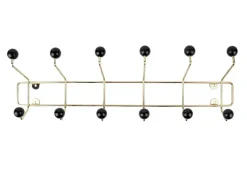 Present time - Hat rack Saturnus XL gold w. black balls