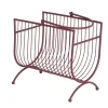 Present time - Magazine rack Riqueza burgundy red